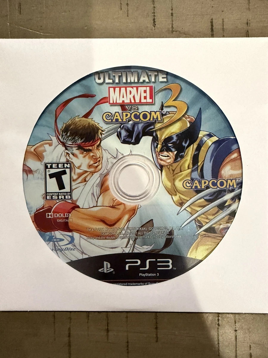 Ultimate Marvel vs. Capcom 3 Sony PlayStation 3 Video Games for