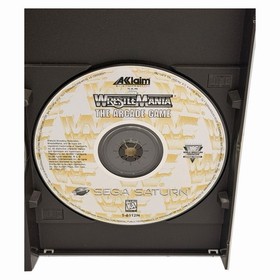 WWF WrestleMania: The Arcade Game (Sega Saturn, 1996) Complete w/ Man + Reg Card