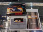 Top Gear (Super Nintendo SNES, 1992) W/Original Box and Manual CIB GREAT!!!