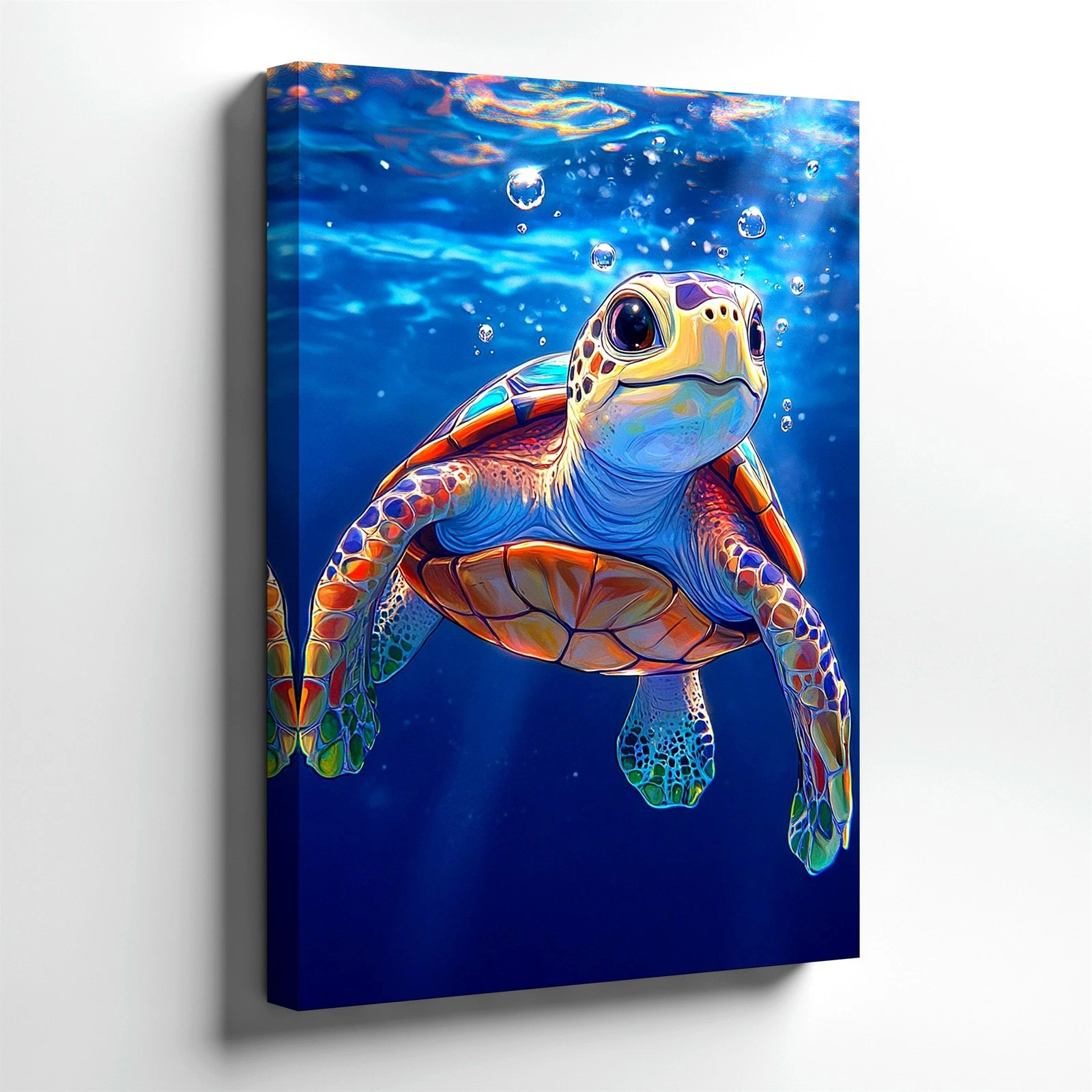 Wall Art Seascape Ocean Waves Seagull Coastal Beach Sky Canvas Print Home Decor