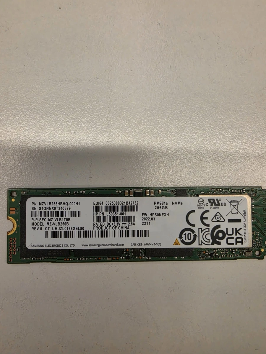 Samsung M.2 Interface 256 GB Solid State Drives for sale | eBay