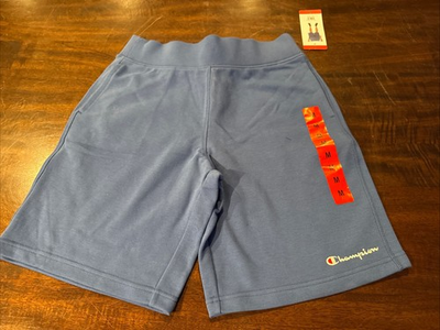 #ad Champion Men#x27;s French Terry Short COLOR: Shield Blue Size M NWT $14.90