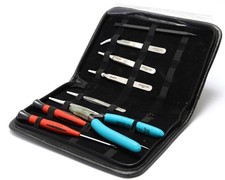 Excelta Tweezer/Tool Set, 9pcs