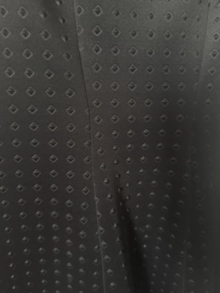 Vestido Ted Baker Negro Elastizado Calce Buceo Acampanado Talla 4 Vacaciones/Cóctel Fiesta Foto 3 de 4