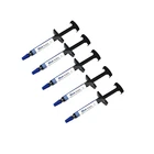 5-Pcs Blue Cement Dental TURBO Molar Band Adhesive Bonding Composite Resin Ortho