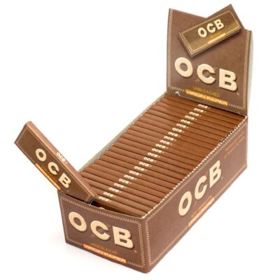 OCB Virgin Brown single box 50 Stück Zigarettenpapier