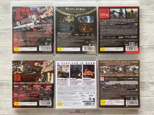 SONY PS3 No More Heroes, Tomb Raider,Red Dead Redemption & BIG3 set of 6 from JP - Image 2 of 4