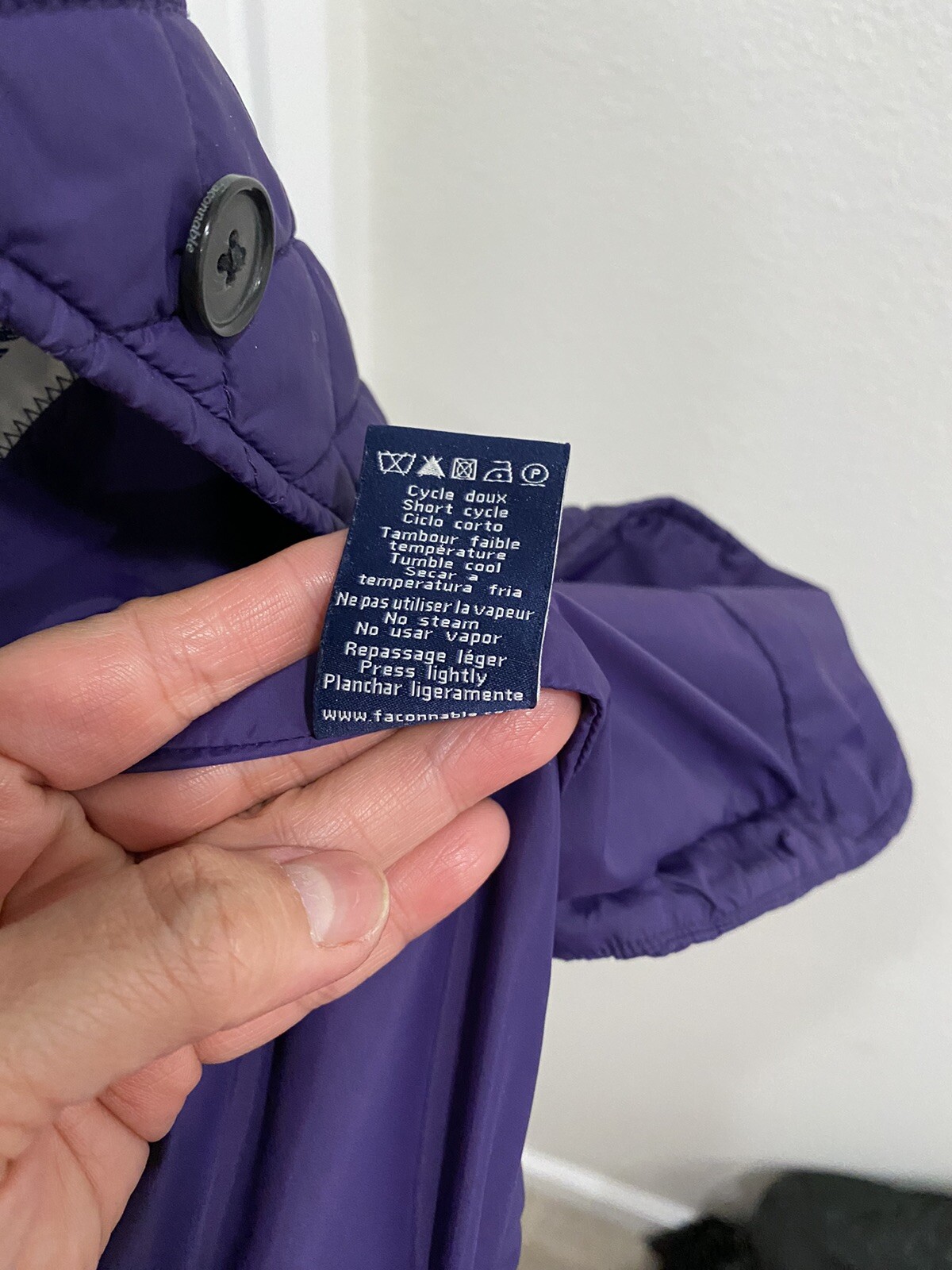 Faconnable Violet 100% Polyamide Jacket - Women's… - image 9