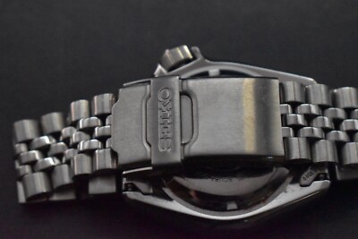 SEIKO 7S26-0020 Automatic Divers 200m Black Men's Watch JAPAN