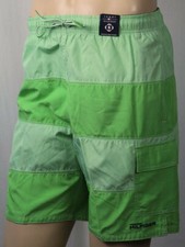 Tommy Hilfiger Green White Swim Shorts Trunks Mesh Lining NWT