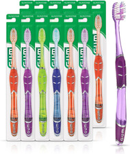 GUM Technique Deep Clean Toothbrush Soft Toothbrushes for Adults 12Pack