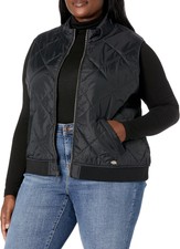 Dickies Women's Size Plus Quilted Vest