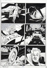 MONTANARI & GRASSANI - TAVOLA ORIGINALE DYLAN DOG - 'LA DONNA URLANTE'