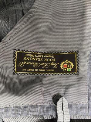 スーツ SARTRIA LATORRE LOROPIANA SUPER130's 46 Loro Piana ロロピアーナ スーツ 春夏 SUPER 130'S WOOL