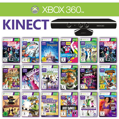 XBOX 360 Kinect Sensor & Spiele-Wahl - Aktiver Spielspaß ganz ohne Controller