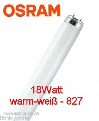 10 OSRAM Leuchtstofflampen LumiluxT8 18Watt 827 18W warm-white warm weiß philips