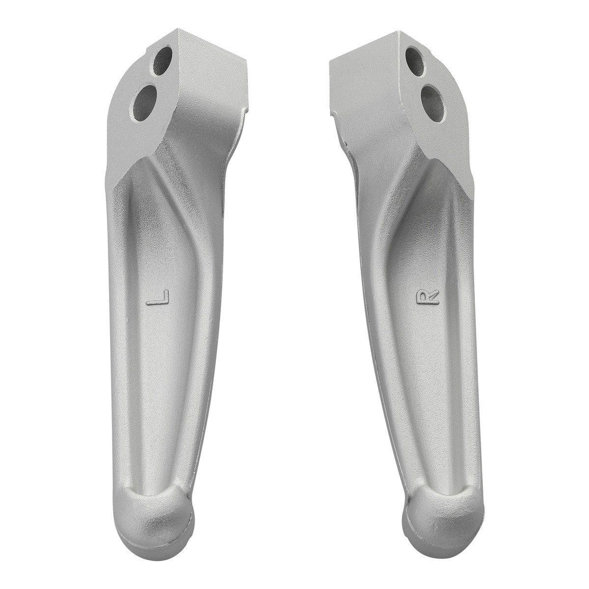 Silber Fahrer & Beifahrer Fußrasten Fit For Aprilia RS660 RS