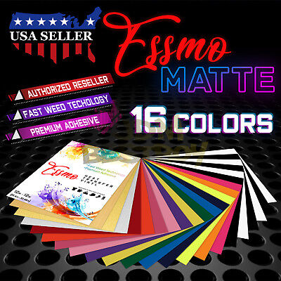 16 Colors 20Pcs Heat Transfer Vinyl 12" x 10" Sheets T-Shirt HTV Iron On Bundle