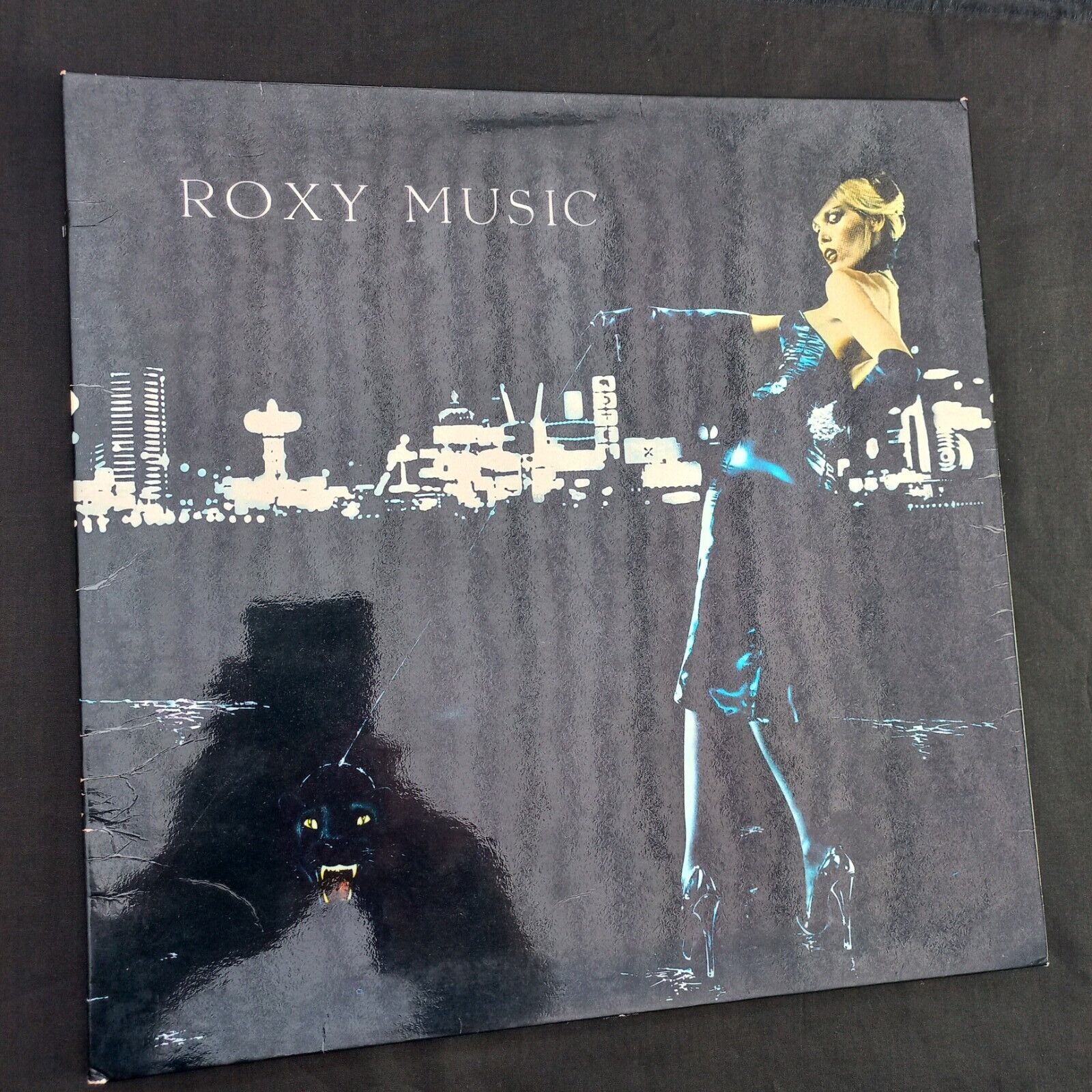 ROXY MUSIC- FOR YOUR PLEASURE- VINYL LP ILPS 9232 A1 B1 PINK RIM 1973 EX VINYL 