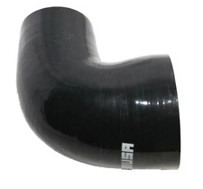 For Silicone Reducer hose 90 degree 4" to 3" COUPLER 4-3 intercooler BLACK