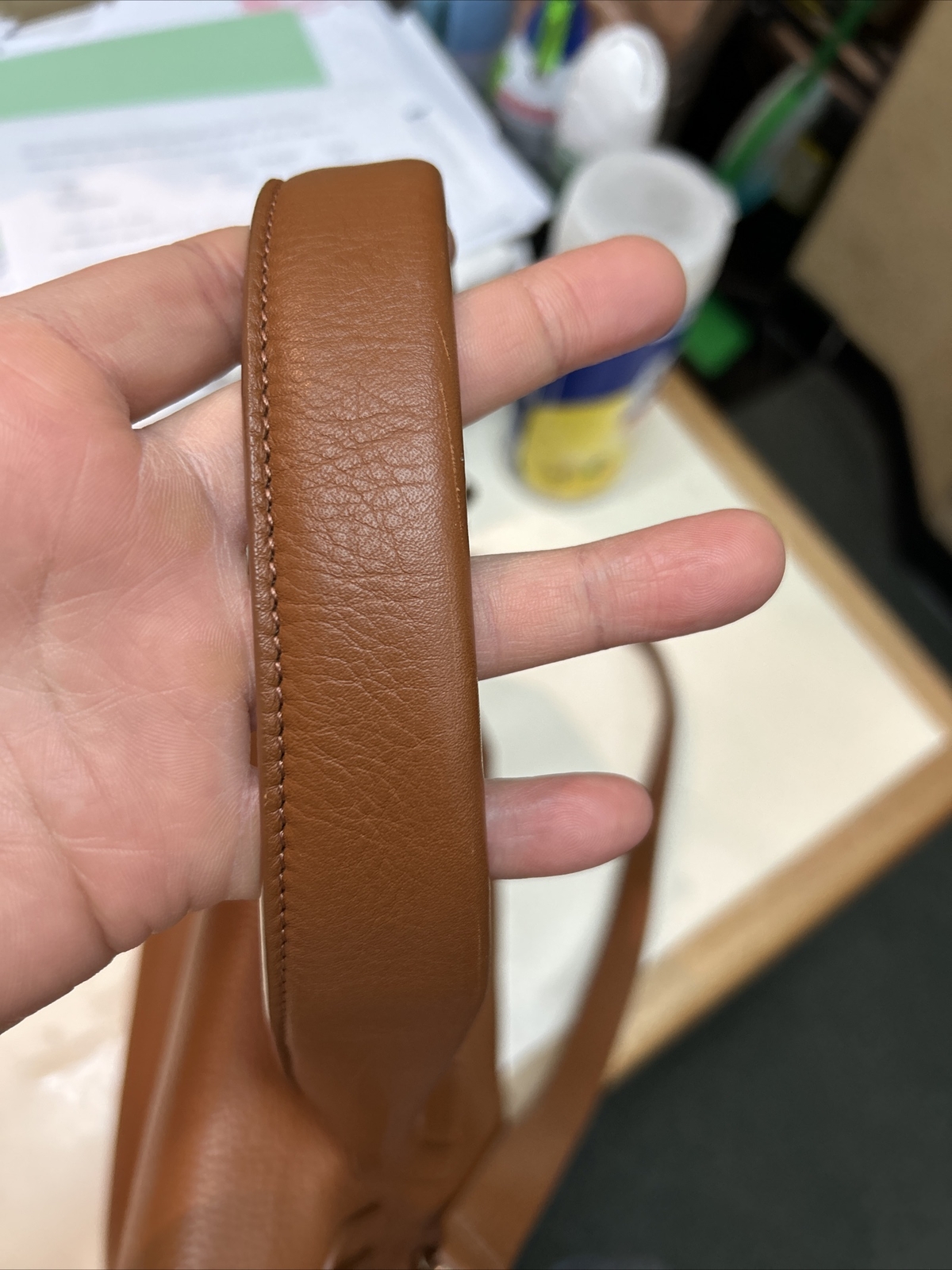 Givenchy Pandora Large Brown Leather Shoulder Bag - image 6