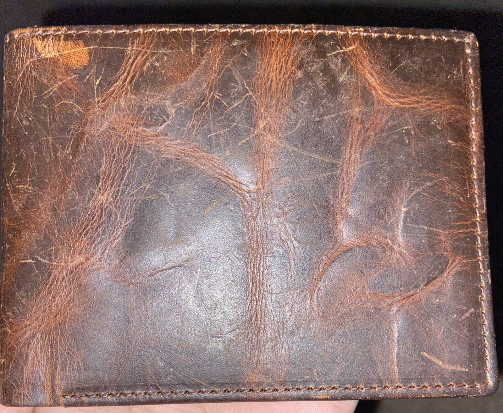 Men's Genuine Leather Bifold Wallet-image