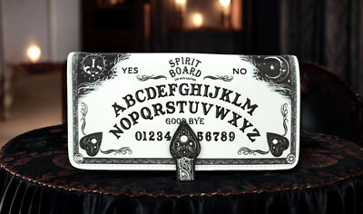 Nemesis Now Spirit Board Ouija Board 3D Embossed White Wallet Wiccan Gothic Gift