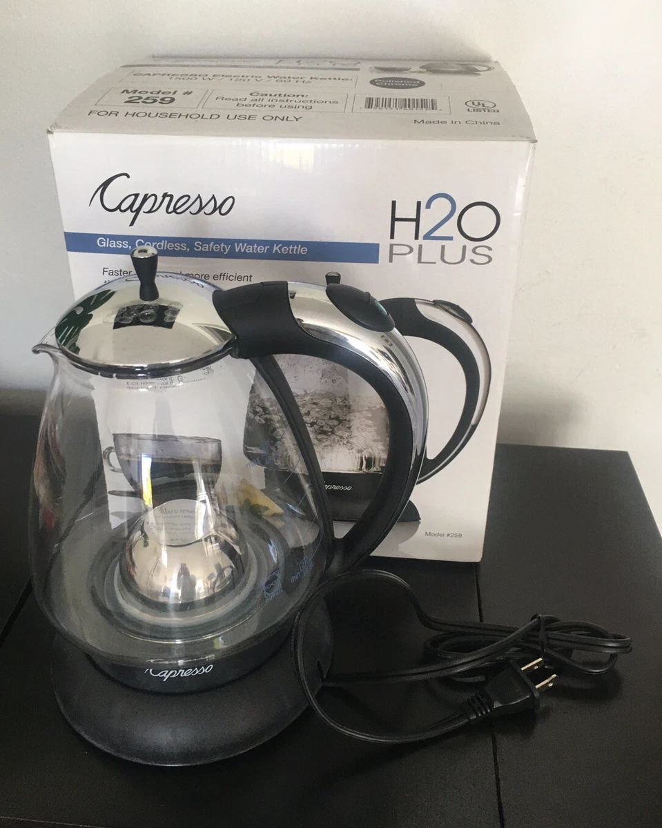 Electric Glass Kettle H2O PLUS Capresso