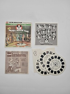 View Master Packet View-Master Packet 1977- H-9 The New Mickey Mouse Club Mouseketeers VTG ...