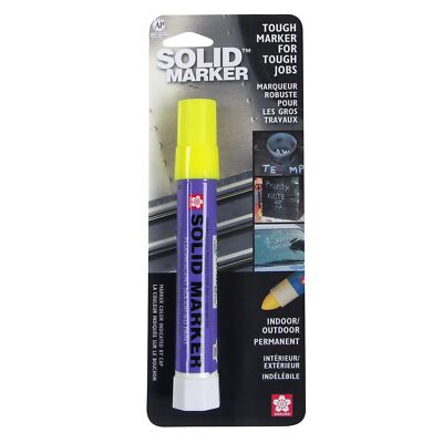 SAKURA Solidified Paint Solid Marker 14 to 392 Degrees F Fluorescent Yellow 4...
