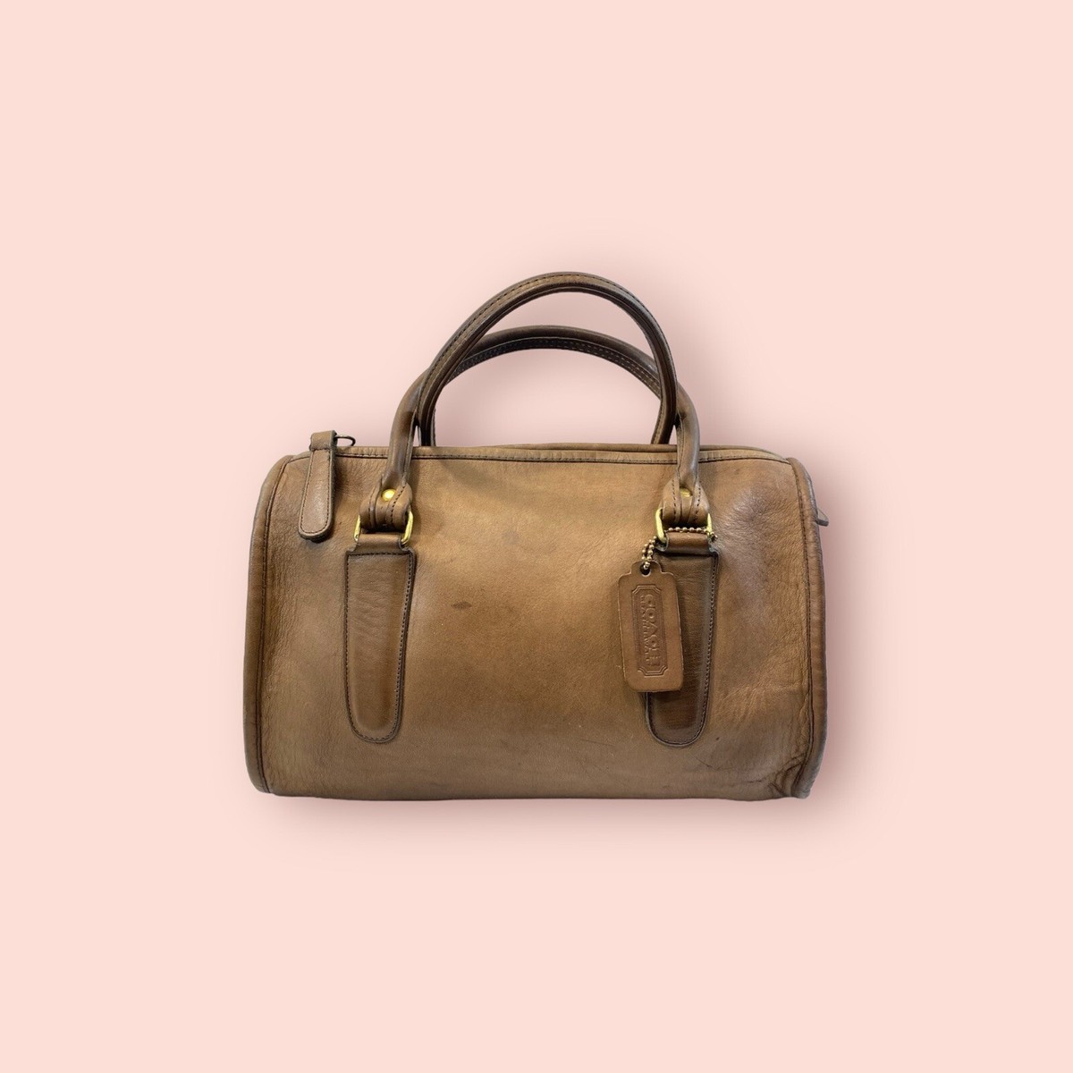 MADISON vintage coach old mini Boston ボストンバッグレトロ