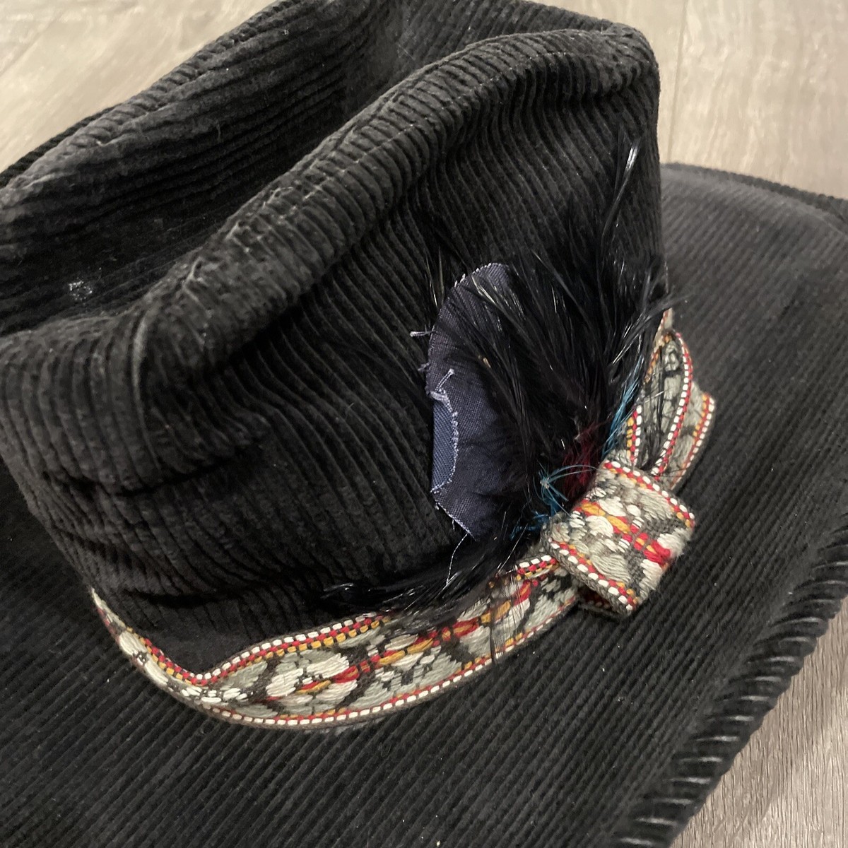 Dorfman Pacific Co Inc Cowboy Hat Vintage Studs Large Black 