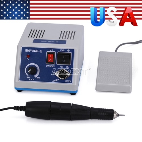 Dental Lab Marathon Electric Micromotor Polishing Unit + 35K rpm Motor Handpiece - Picture 9 of 12