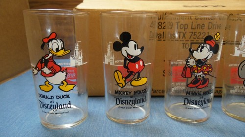 Vtg 1976 COCA COLA AT DISNEYLAND 6 GLASSES VERY RARE COLLECTORS COKE Retired - Picture 2 of 8