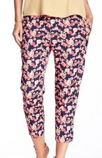 Collective Concepts Women's Floral Printed Relaxed Pants $88 Sz M