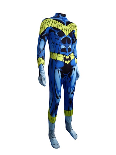 Cosplay Titans Batman Nightwing Robin Jumpsuit Superhero Adult Bodysuit Costume - Picture 9 of 12