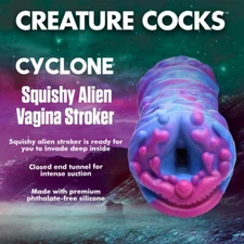 Creature C*cks Cyclone Realistic Squishy Alien Vagina Stroker by XR Brands