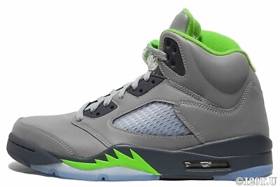 Air Jordan 5 Retro “Green Bean” Silver/Flint Grey DM9014-003 Size