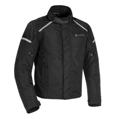 Oxford Spartan WP MS Black Motorcycle Jacket Men's Sizes MD Short - XL Short