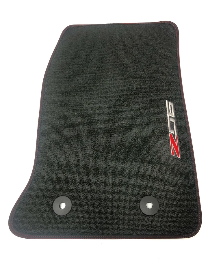 Alfombrillas Corvette Z06 2014-2019 con costuras rojas adrenalina 23476289 Foto 4 de 4