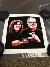 12x12 Print Received In A Mystery Tube 1/325 Numbered Read Descriprion Sold Rare