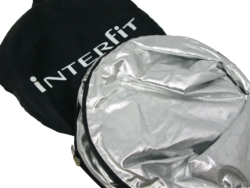 Interfit 80cm Reversible Gold & Silver Collapsible Round Light Reflector - Image 2 of 3