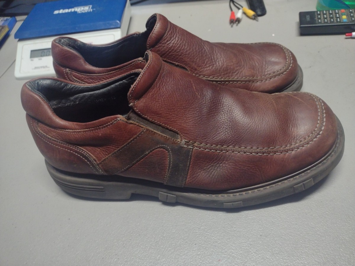 Bed Stu Pawn Reddish Brown Leather Slip On Loafers Men display picture 1