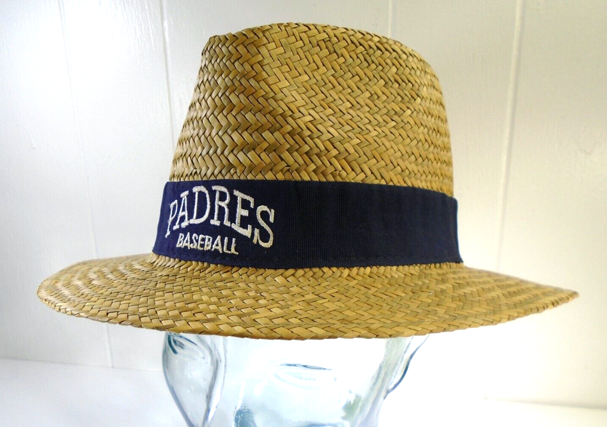 San Diego padres fedora straw hat San Diego Padres Floral Straw Hat FOCO main image 2