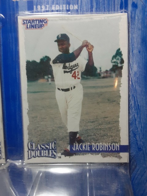 Classic Doubles Hank Aaron Jackie Robinson baseball Starting Lineup slu cards | eBay