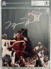 Michael Jordan Autograph 8x10 "He's Back" 1995 UDA PSA BAS S