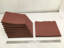 (10) NEW Smead Letter Pressboard Pocket Classification Folder RED - 14079 - READ