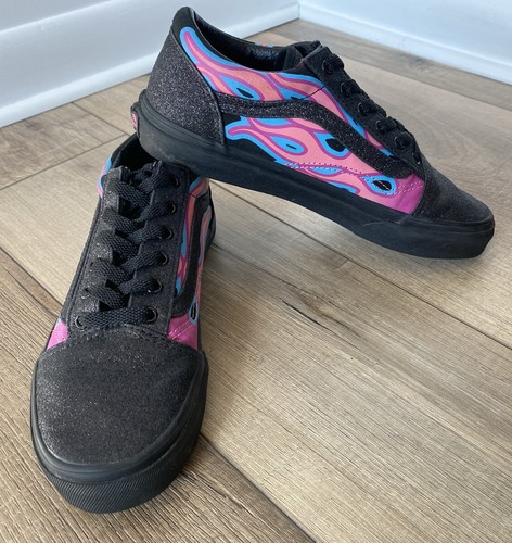 glitter rainbow vans