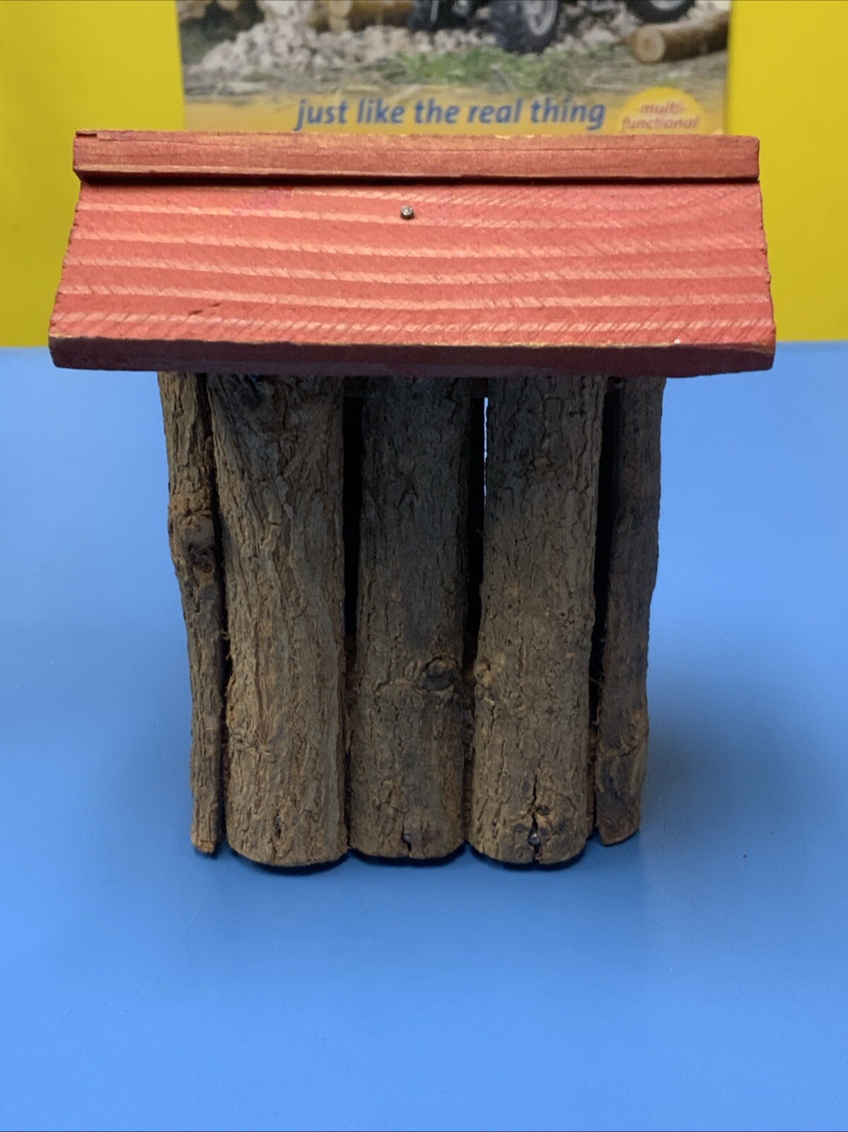 Vintage Sutters Creek General Store Front Diorama Wooden Wall Art & Out House