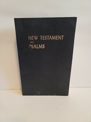 New Testament and Psalms LARGE PRINT King James Version Bible ABS ...